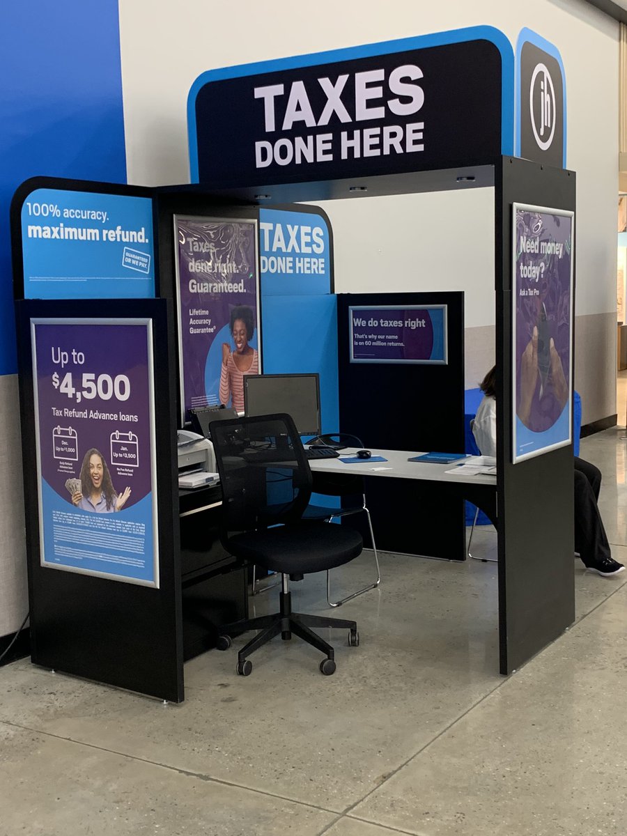 KathyGrosskurth's tweet photo. Hey #TaxTwitter I saw this #taxesdonehere kiosk at Walmart today and wanted to throw up! 🤑 To me, it’s an insult to all you hard-working tax preparers out there! #taxes #notacommodity #dontcompeteonprice https://t.co/Ztc31pqzN0