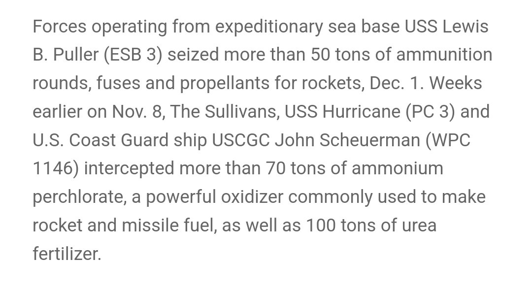 supbrow's tweet photo. BZ 5th Flt
Great demo of USN Patrol Boats (PC's) capability
But when USN PC's are all decomissioned - in a matter of weeks - what will happen?
Only DDG & ESB will do this mission?
Also, no mention of use of #TaskForce59 uncrewed surface drones? How do they fit in?
@cgberube https://t.co/Fr4SfMC8TA