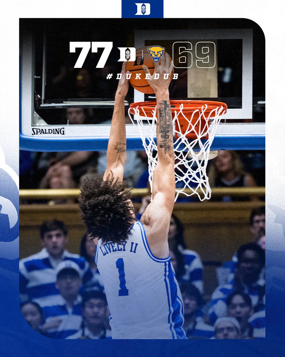 DukeMBB's tweet image. BIG HOME DUB #DukeDub