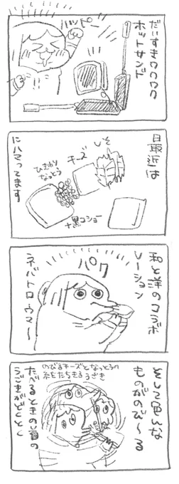 【日記】
ホットサンドって何を挟もうか考えるだけでワクワクしますよね! 