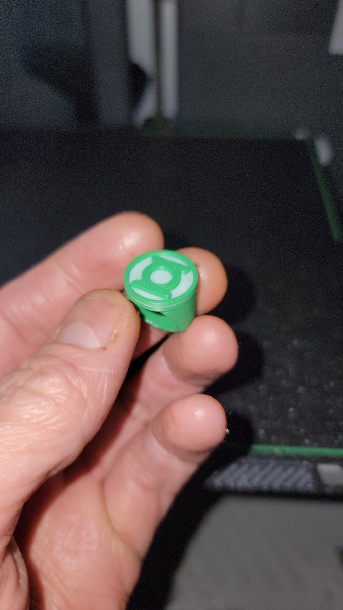 EveryTPlusULTRA's tweet image. Green lantern ring for my daughter ! @Polymaker_3D green pla pro 👌 

thingiverse.com/thing:3544

#3Dprinting 
#ezpz