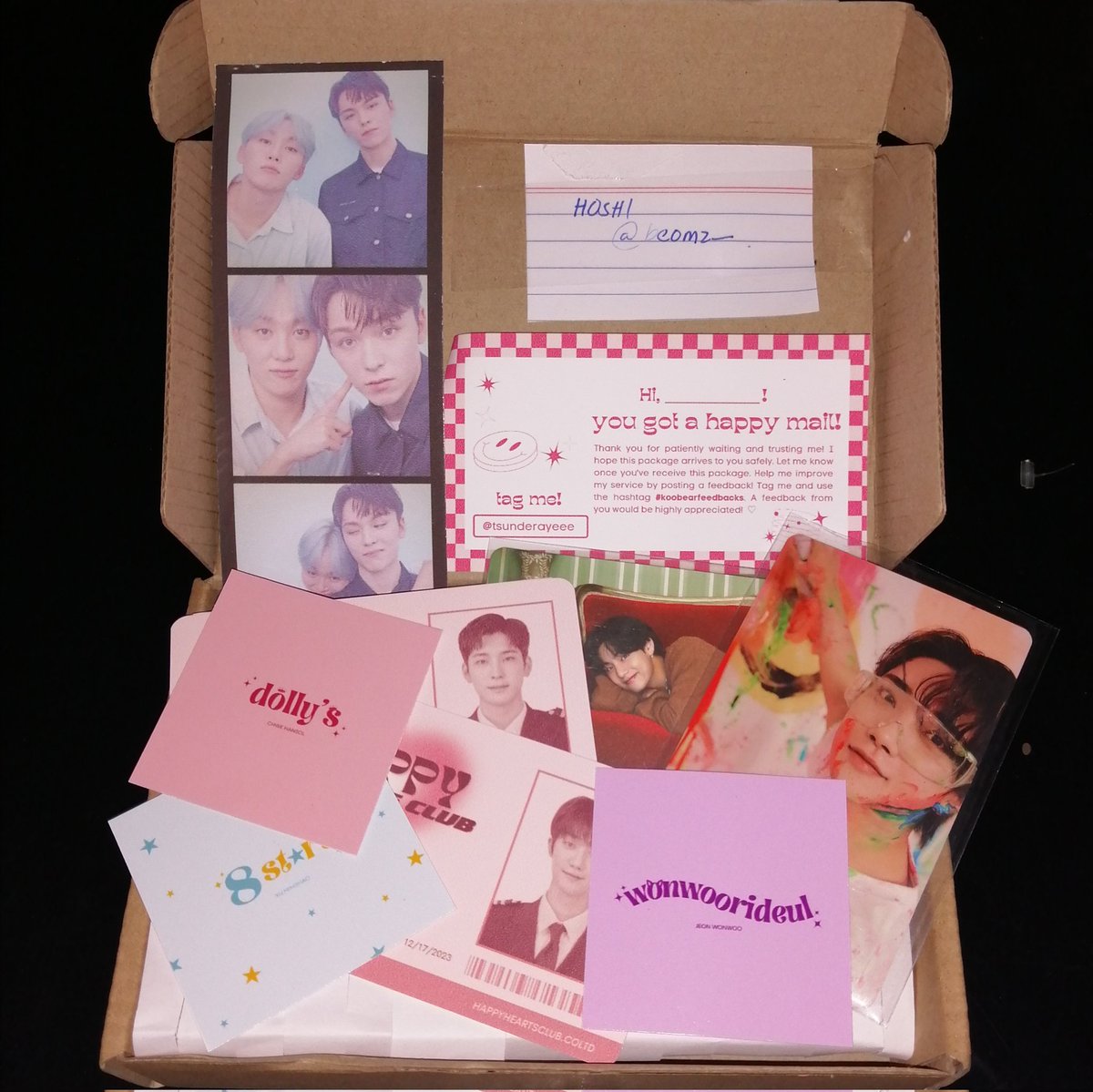 beomz_'s tweet photo. Thank you @tsunderayeee for these bets in bulacan freebies! π This is my first shua and tae pc. I'll make sure to treasure them. Get well soon! π
#koobearfeedbacks https://t.co/8xYjkp6mlO