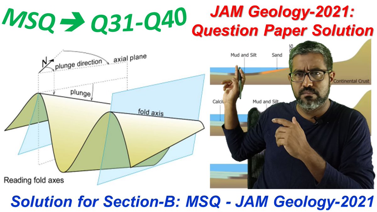 RFHI1's tweet photo. #2021:Q31-Q40_#Section: B_#MSQ#JAM#Geology#Question_Answer_#JAM 2021_#MSQ_Q31-40

Link:
https://t.co/ruqJutcvhI https://t.co/9KfXLCMe69