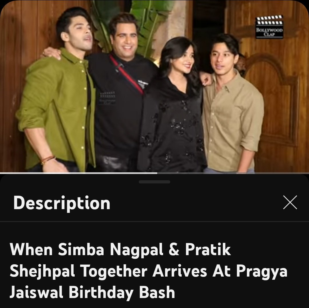 anshthebest12's tweet photo. Guys chakkar kya hai. #PratikFam
Kya ye 5 khud ka party karne aai the ya #PRAGYAJAISWAL ke bday party me invited the... 
See when #PraSim was giving an interview she was seen there.. 
#PratikSehajpal
#SimbaNagpal
@TheRajivAdatia #KanikaMann #NishantBhatt https://t.co/es1ayrfl4L