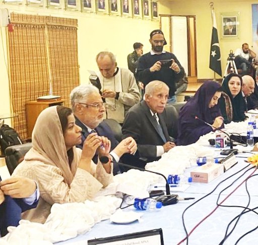 ARJumani786's tweet photo. Pakistan People's Party Senior Central Leader, Senior Parliamentarian MNA Dr,@ShahNafisa attending #80th and #81th meeting of the Standing Committee on #Finance and #Revenue held at Karachi .
@BBhuttoZardari @AseefaBZ https://t.co/hrybXr5AWp