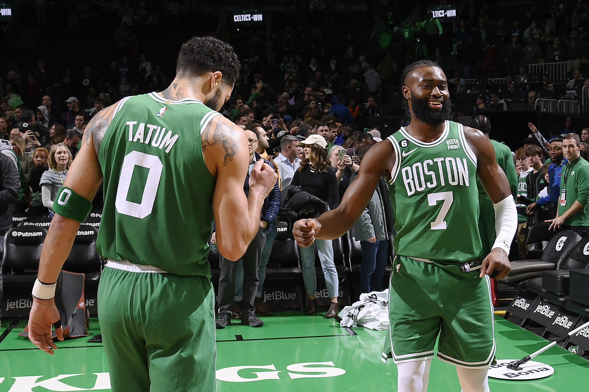 Celtics Junkies on X: "Jaylen Brown = 41 PTS & 12 REBS Jayson Tatum = 31  PTS & 10 REBS BEST. DUO. https://t.co/tsOOu80iOJ" / X