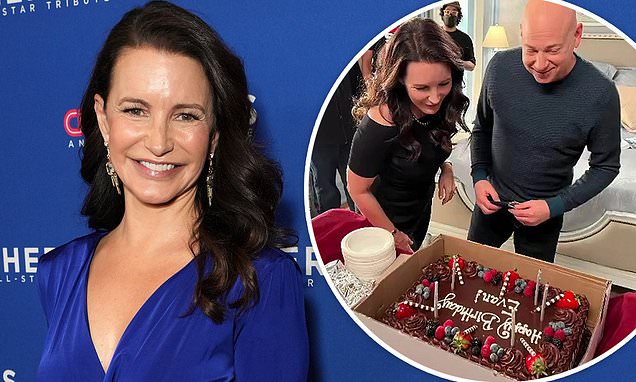Kristin Davis wishes \reliably wonderful\ onscreen husband Evan Handler a happy 62nd birthday 