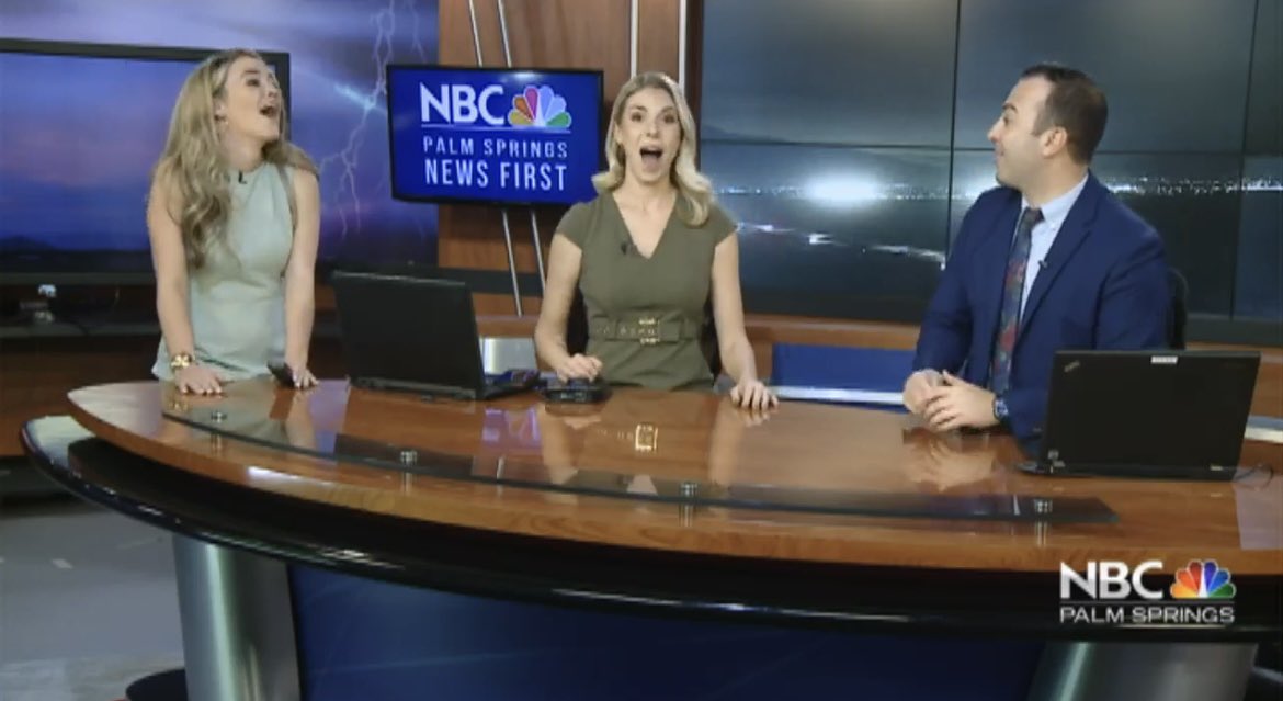 What did I say in this moment? I left <a href="/oliviasandusky/">Olivia Sandusky NBC PS</a> and <a href="/ChloeCarlson_TV/">ChloeCarlsonTV</a> speechless! 😂#chloestartedit