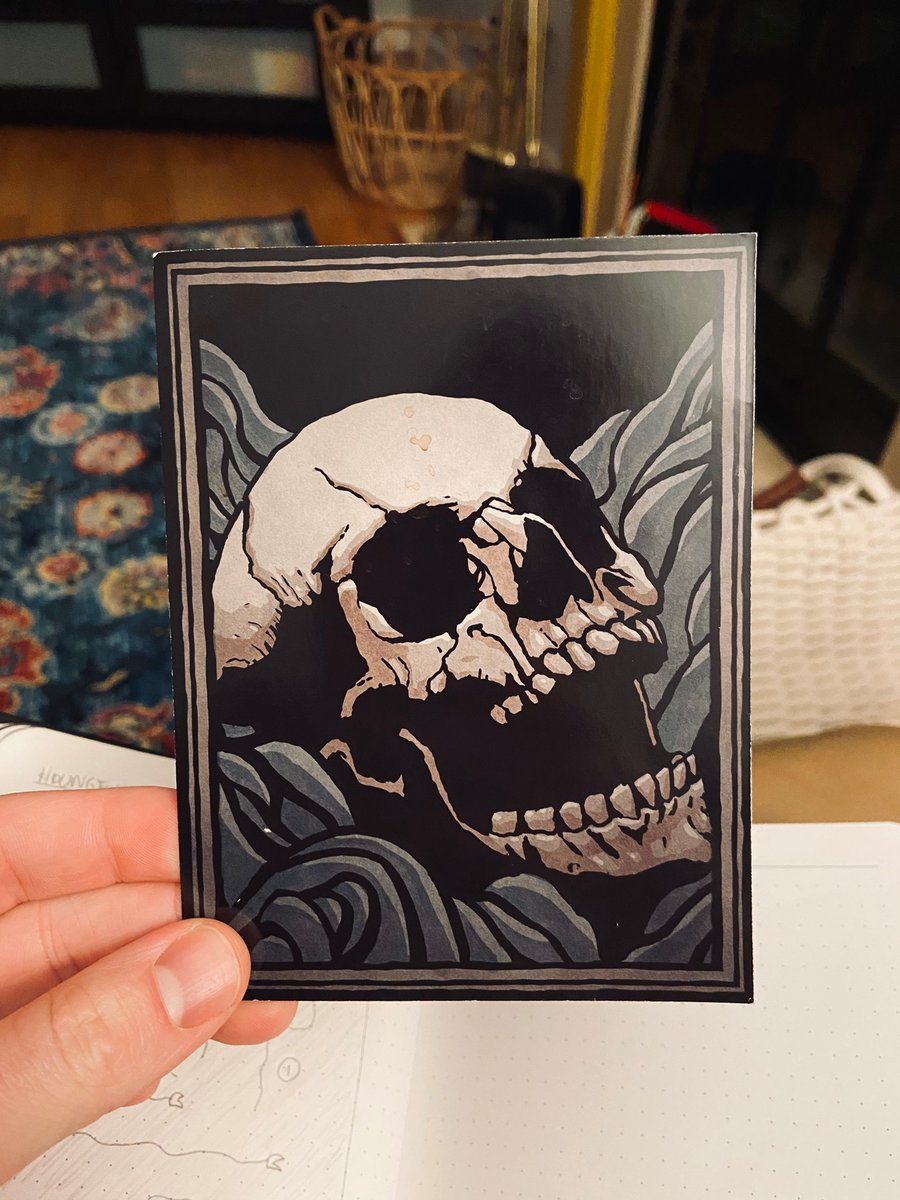 swordnsource's tweet photo. #dungeon23 Day 10 + 11

Also sharing the skull postcard I’ve been using as a ruler. A little bonus content for ya there. https://t.co/RBEuNlX09k