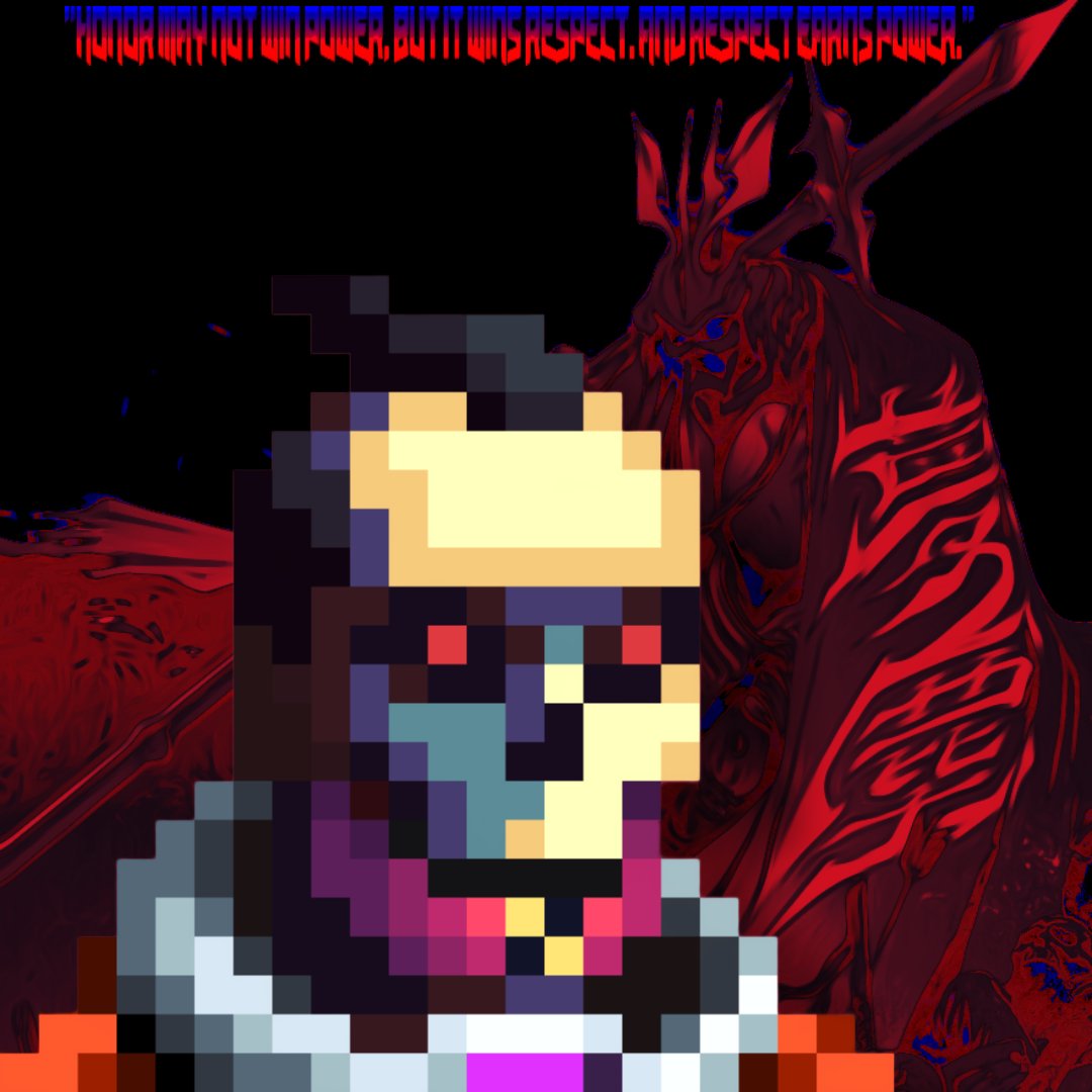 SamuraiS0l's tweet photo. @rchadsch @GenuineUndead @TheGenuineTimes @markusmanson ๐น๐๐ฅโฉ๏ธ #GenuineUndead #UNDEADNEVERDIE #UNDEAD #RiseandShine #UndeadFam #pixelart #nft #gu https://t.co/jgmSn6imWH