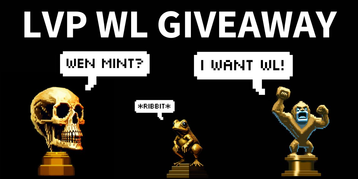 Degenland_'s tweet photo. The only chance you will ever have to obtain WL for LVP ends in 2 days. Trust me you will not want to miss this...

Enter the raffle here: https://t.co/uRqjkevBBN https://t.co/aIrJPMeMUW