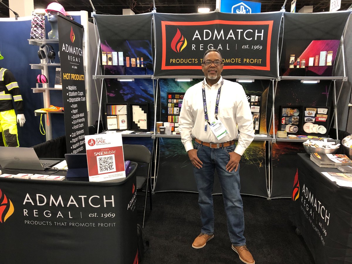AdmatchRegal's tweet photo. PPAI EXPO! We’re back in #Vegas folks! @SAGEQTI @PPAI_HQ @MandalayBay https://t.co/H5whecWmBa