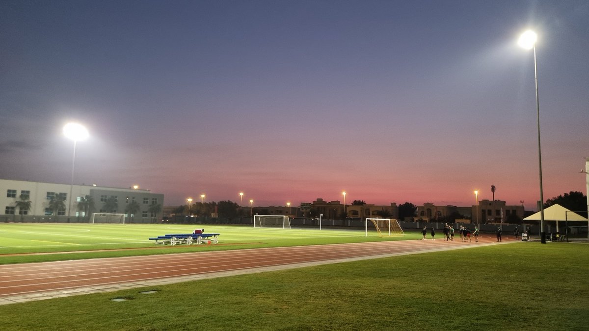 Perfect morning for athletics training on our newly upgraded track and field! Go Sharks! #DIABsport #DreamInspireAchieve #DIABfacilities <a href="/dassa_sports/">DASSA Sports</a>