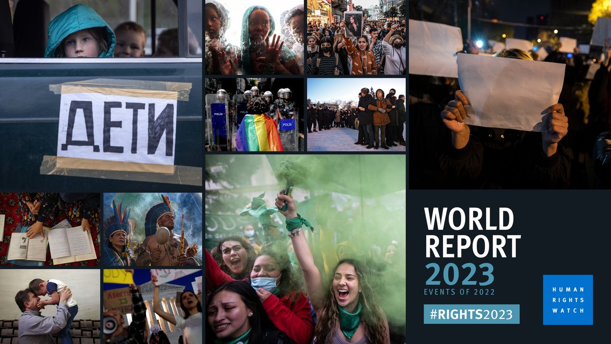 BREAKING: World Report 2023 is live – @HRW tracks human rights trends around the globe. hrw.org/world-report/2… #Rights2023