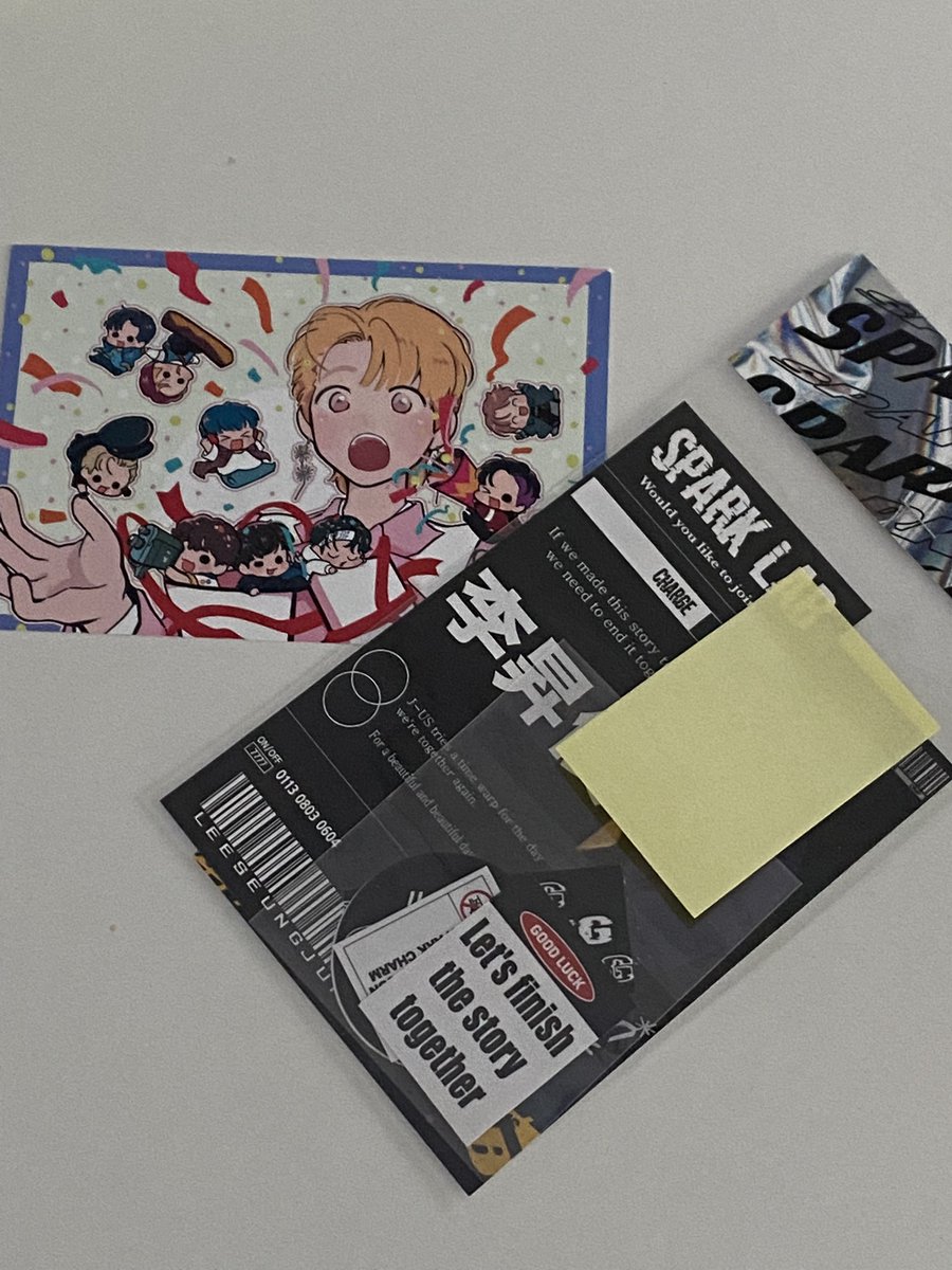 SPARK_LAB113's tweet photo. - spark lab 기본특전 / 이벤트 엽서 
- 나눔존 / 승준이에게 전하고 싶은 말들을 기본 엽서에 작성하여 하얀 엽서에 넣어주세요.
- 비밀펜을 활용하여 이벤트에 참여해주세요. https://t.co/TX7Gsgf11y