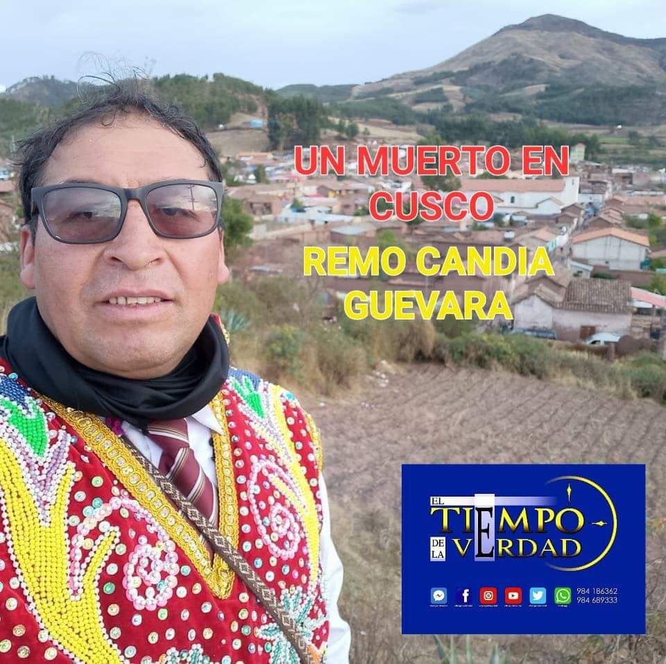 RedMuqui's tweet photo. #LoUltimo Una nueva víctima del régimen de #DinaBoluarte en #Cusco, Remo Candia dirigente de la provincia de Anta, no aguanto la intervención quirúrgica, estaba herido de bala. Nuestra solidaridad con su familia y pueblo de Cusco.
#SinDDHHNoHayDemocracia
#AltoALaViolenciaRacista https://t.co/X8I1eFNejV
