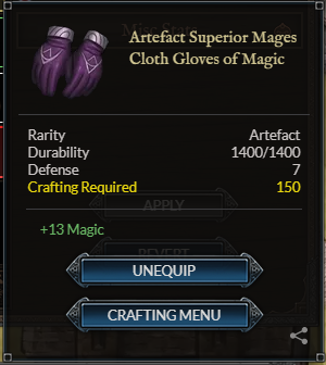 andy8810's tweet photo. Looted some awesome new gloves from this battle too! 
Game on! #MageBuild @DCGgamefi https://t.co/2pT00BPTvc