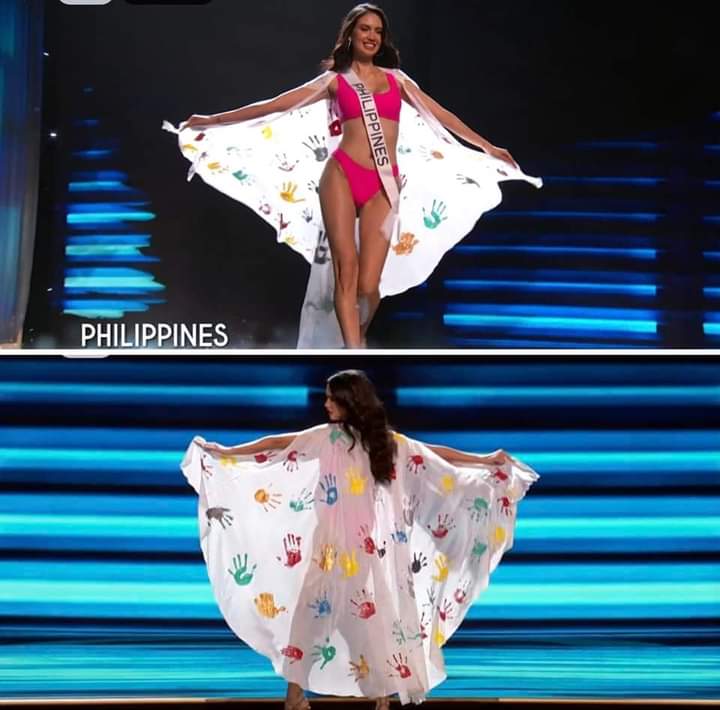 iamlloydjeric's tweet photo. But the story behind Celeste Cortesi's cape makes me teary-eyed 😭 Simple, but impactful. Minimal, but has a profound message. Relevant and purposeful!

#CELESTIALuniverse 
#MissUniversePhilippines 
#MissUniversePhilippines2022 
#71stMissUniverse 
#MissUniverse2022 https://t.co/pFR9zJfe6p