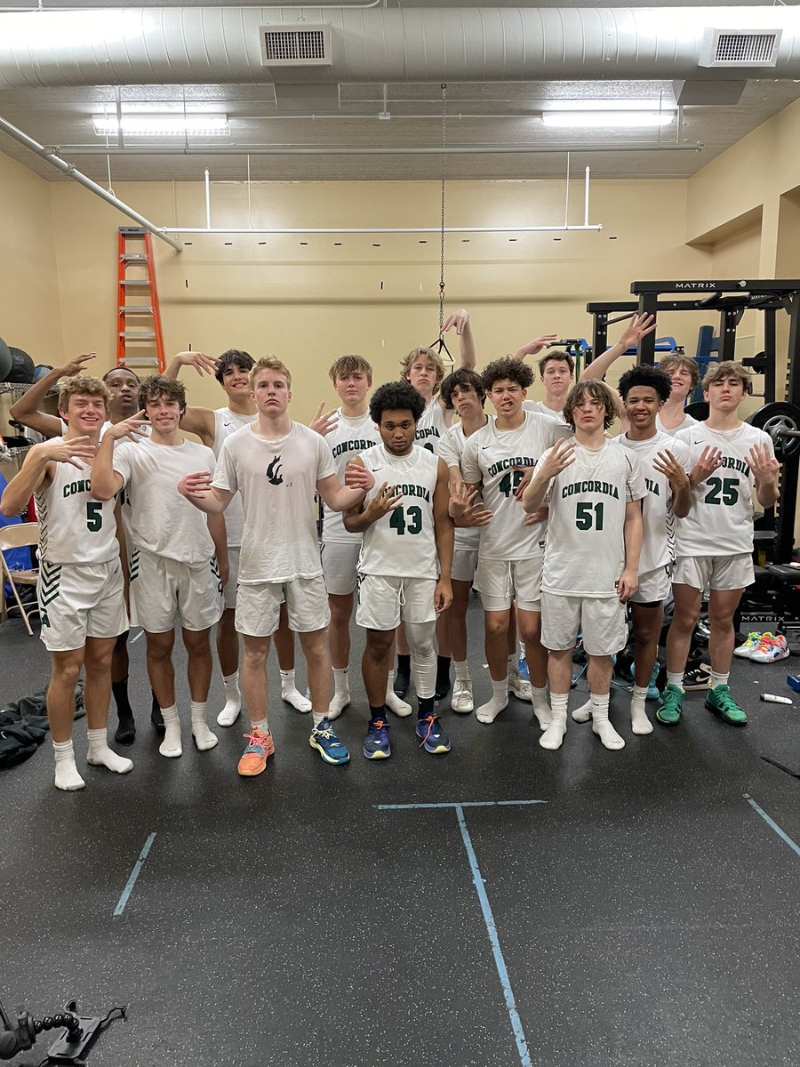 Concordia Academy HS Boys Basketball (@eric_schutte) on Twitter photo 81-57 over St. Croix Prep, Nice conference/section win. Great all around team effort.  Win streak extends to 3. 
Next up Friday home vs Trinity 81-57 over St. Croix Prep, Nice conference/section win. Great all around team effort.  Win streak extends to 3. 
Next up Friday home vs Trinity