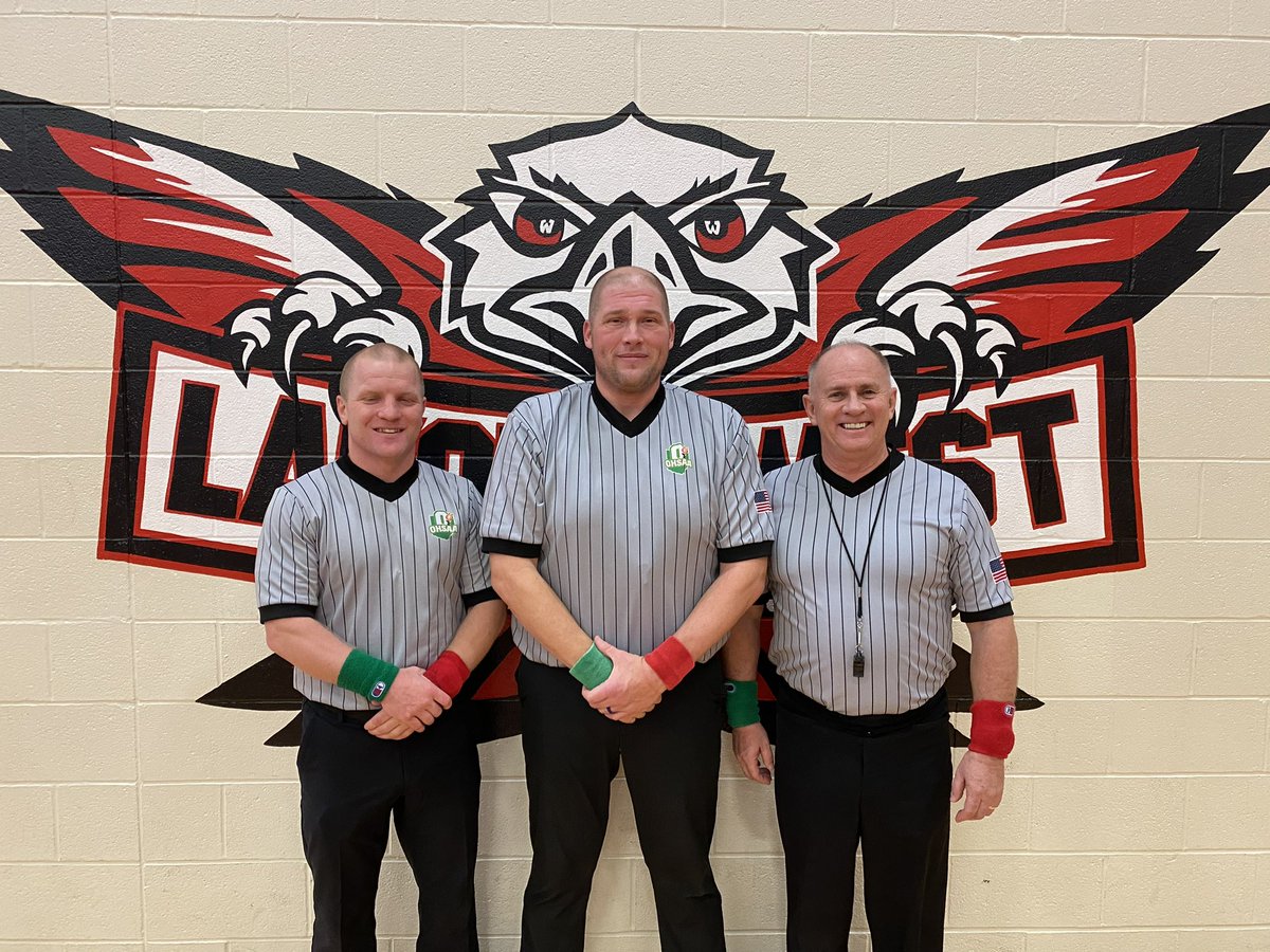 GCWOA's tweet image. Sam Ryan, Kent Smith and Elliott Spence getting some work in this evening at Lakota West.