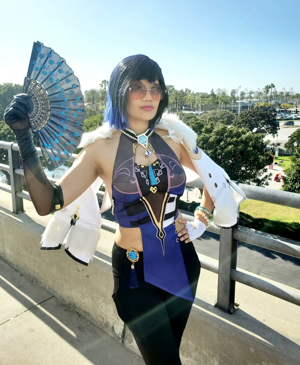 fantasy_kat's tweet photo. First tweet of 2023 🌊💙!

#AnimeLA18 #GenshinImpact #Yelan #Hydro #cosplay #AnimeLosAngeles2023 #AnimeLA https://t.co/hOUAlfSqks