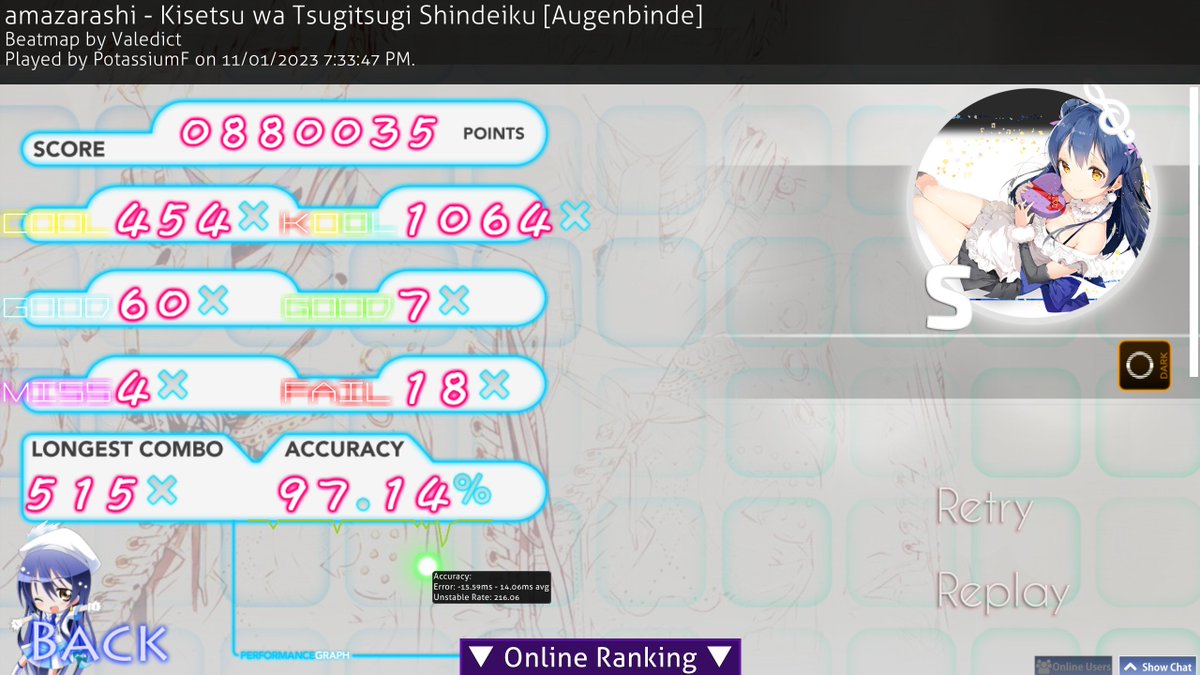 PotassiumF's tweet photo. been about 5 years since i passed 9th. did pause mainly for tld and lazorbeamz, but shows that improvement is still possible https://t.co/rEbkqR8U20