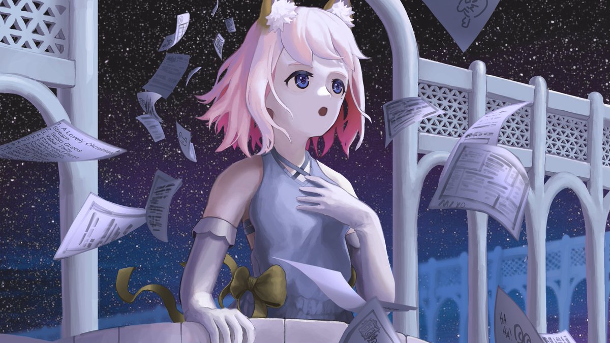 Meeo57990199's tweet photo. Heres the full art from the cover song.
Ive always wanted to work on an illustration for a MV so seeing this really makes me happy and is very special to me. Once again THANK YOU to @Hinachipiyo for the idea and everyone that enjoyed it as much as i did.

 https://t.co/8a0tji5Di2 https://t.co/Pr8lsCNbPj