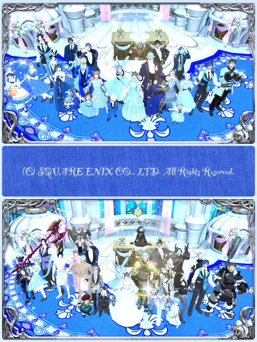 RingoTrigger's tweet photo. 改めてエタバンセレモニーに沢山の祝福ありがとうございました！パッチ直後の多忙な中で駆けつけてくれたゲストの皆様、都合で来られずとも気持ちを伝えてくれた方々、たくさんの愛を受けてとても幸せな時間を過ごしました⛪️💍🕊✨
これで名実ともに人妻です！ｳｫｫｫｫｫ好きだー!!!!!!! #オルりんご https://t.co/mT35PWuQyR