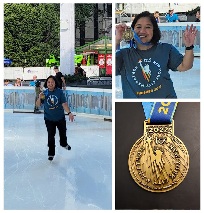 carmelt718's tweet photo. My first ever marathon finish might not be as impressive as being able to skate the next morning before the flight back home 😀 https://t.co/CEVwOfgzK9