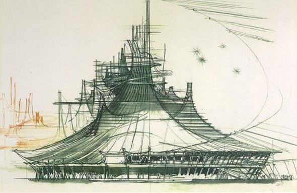 - Walt also spoke with Imagineer and #DisneyLegend #JohnHench about the possibility of a roller coaster through outer space as a headliner of this reborn land.  --