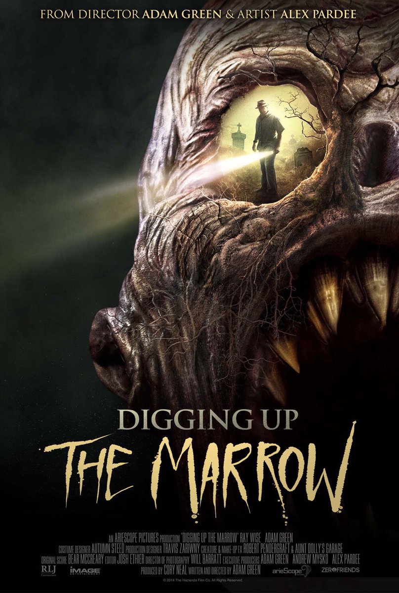 #NowWatching - Movie homework. #DiggingUpTheMarrow #AdamGreen #Horror #Thriller