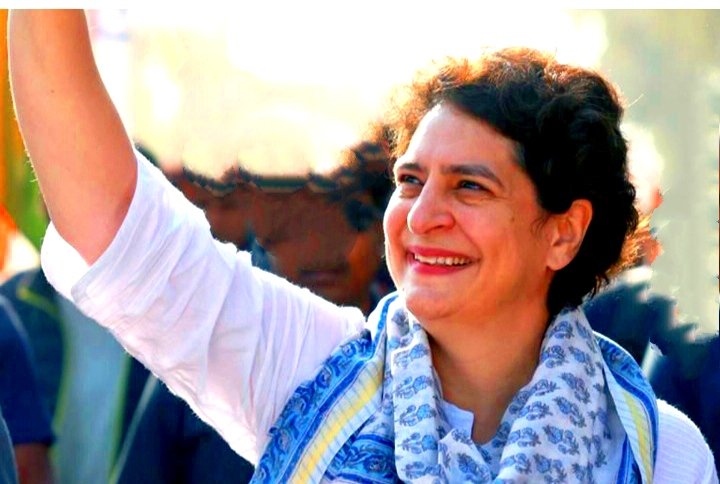 Happy birthday Priyanka Gandhi wadra ji good wishes for their good health and long age thank you very much Om tatsat 