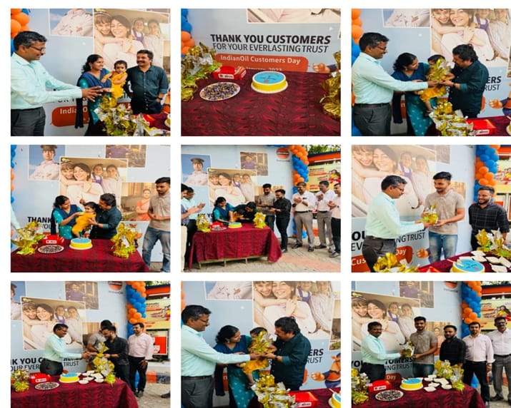 Kozhikode Retail DO celebrates <a href="/IndianOilcl/">Indian Oil Corp Ltd</a> #IndianoilCustomerDay with their valued customers. #customerservice #customerexperience #customersatisfaction