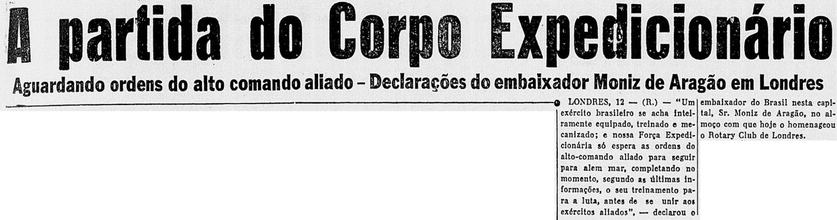 sentandoapua's tweet photo. Notícias da 2ª Guerra: 12JAN1944-A partida do Corpo Expedicionário. Aguardando ordens do Alto-Comando aliado https://t.co/gc5LjlN9h7
#JAN44 #ANoite #WWII #FEB #Aliados #AltoComando #partida https://t.co/A36X5hSnHC