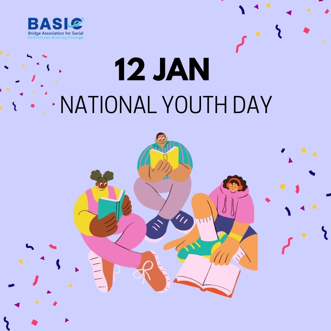basicforchange's tweet photo. National Youth Day, also known as Vivekananda Jayanti, is celebrated on 12 January, being the birthday of Swami Vivekananda. In 1984 the Government of India declared this day as National Youth Day and since 1985 the event is celebrated in India every year. #nationalyouthday https://t.co/EeZsZtNiAJ