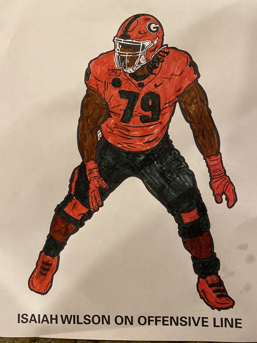 Art by Jack Barnette, Age 6 <a href="/UGAAthletics/">Georgia Bulldogs</a>