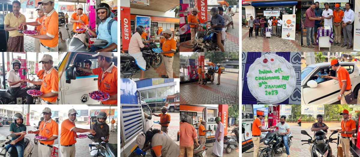 <a href="/IndianOilcl/">Indian Oil Corp Ltd</a> #IndianOilCustomersDay celebrations at Kerala Transport Co.- IndianOil Retail Outlet at Mini Bye Pass- Calicut #customerservice #customerexperience #customersatisfaction