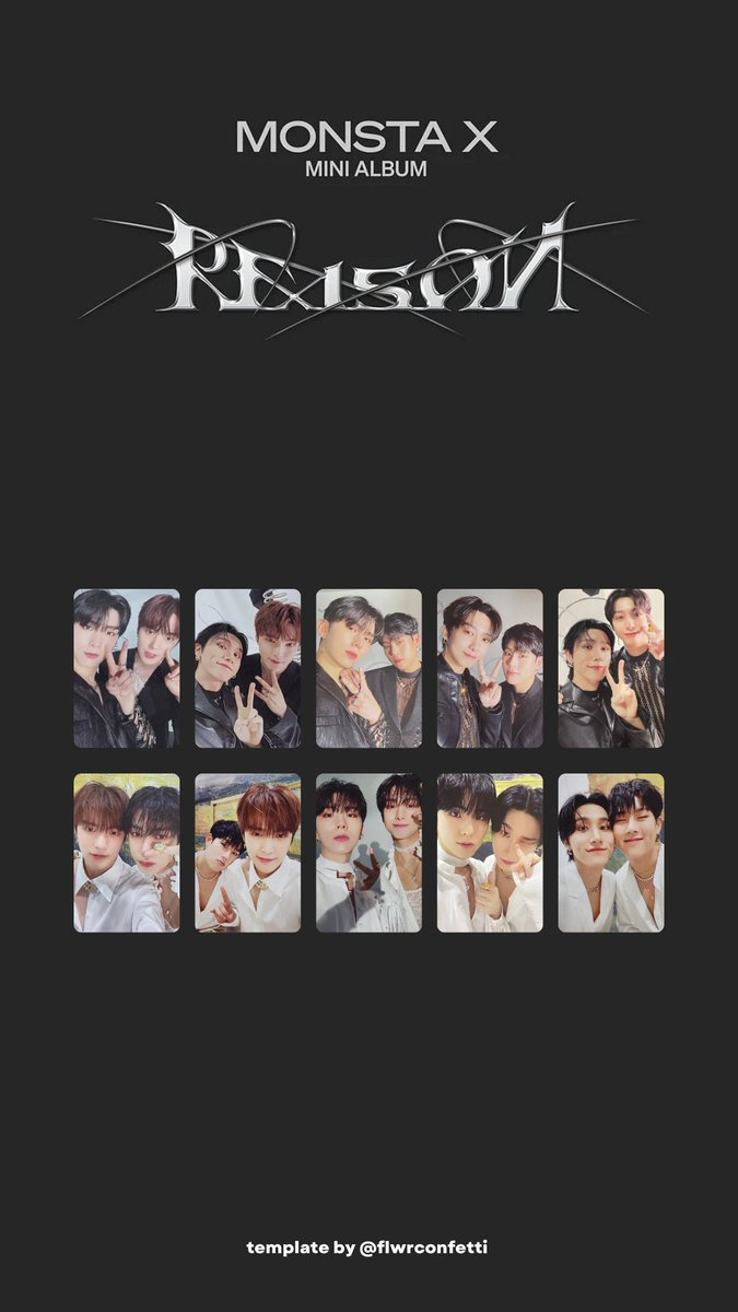 flwrconfetti's tweet photo. Reason Unit photocards

Album | Comeback Event

몬스타엑스 | 몬스타엑스 포카
#MONSTAX https://t.co/iuldDkFsrP