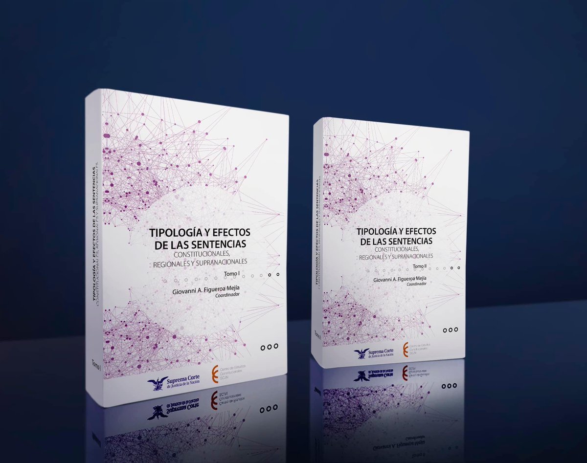 Gran obra de la <a href="/SCJN/">Suprema Corte</a> y el <a href="/CEC_SCJN/">Centro de Estudios Constitucionales y SJ</a> sobre las sentencias constitucionales, coordinada por <a href="/GiovanniAFM/">Giovanni A. Figueroa Mejía</a> a quien agradezco la invitación para colaborar en la traducción de un estudio (pág 1089) acompañado de <a href="/andrea_dq/">Andrea Delgado</a> y Juan Fco Reyes en la <a href="/AcademiaIDH/">Academia IDH</a> bit.ly/LibroTipologia…