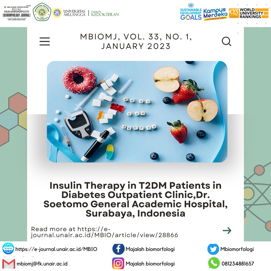 Insulin Therapy in T2DM Patients in Diabetes Outpatient Clinic

#diabetesmellitus
#Glycemiccontrol
#HbA1c
#Insulin
#T2DM