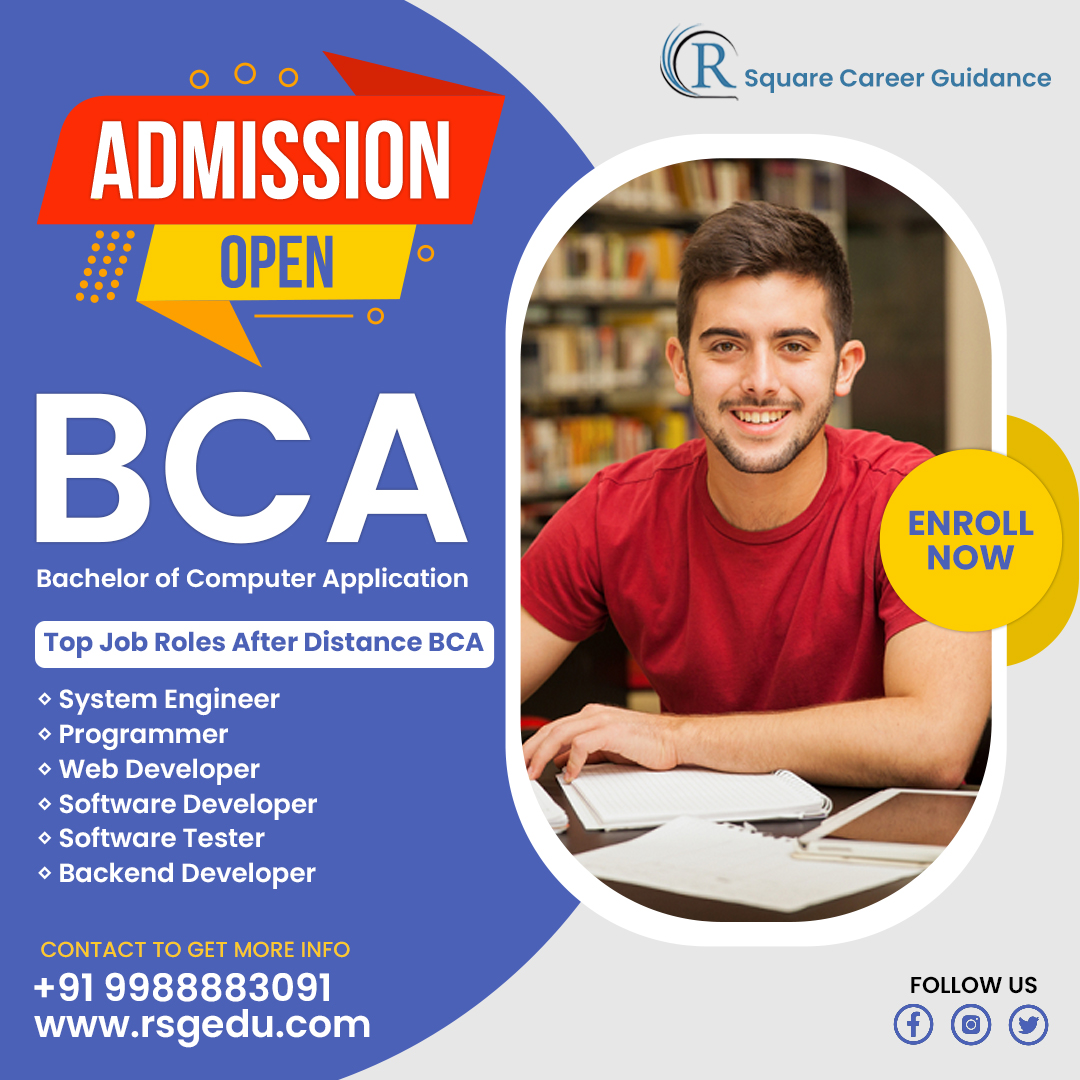 RSquareCareer's tweet photo. Many institutions in India offer BCA as one of their most popular courses. BCA distance education in India has grown in recent years as the course's esteem and popularity have grown.
#BCA #LLB #LLM #BA #MBA #BBA #MCOM #Rsquare #Programmer #WebDeveloper #Softwaretester https://t.co/Ft6TvOhUXA