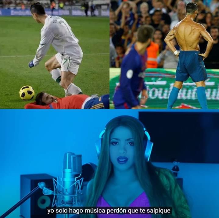 El único qué había sido capaz de humillar a Piqué, fue Cristiano Ronaldo, hasta que Shakira sacó su canción.