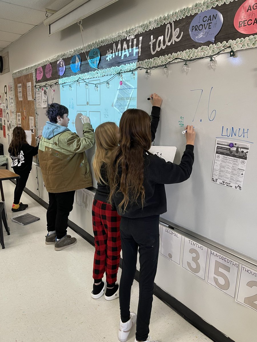 SudduthInSixth's tweet photo. Started off our class yesterday with an @openmiddle problem! 🌀 Tons of engagement and conversations on strategy!🦊 @115yis #Y115 #6thgrade https://t.co/TkK0dTWgko