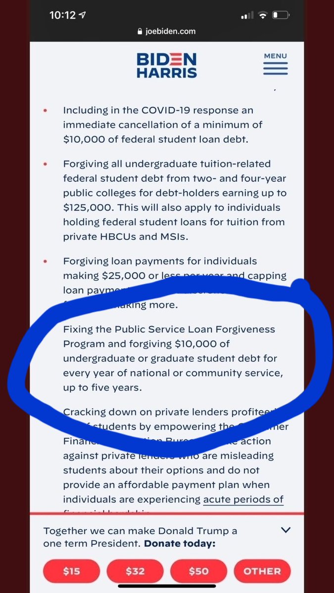 KimTownsel's tweet photo. @Rebelution08 @SecCardona He did. #CampaignPromise to #CancelStudentDebt and #FixPSLF
Would be life changing for this teacher. https://t.co/8G0CiUQScA