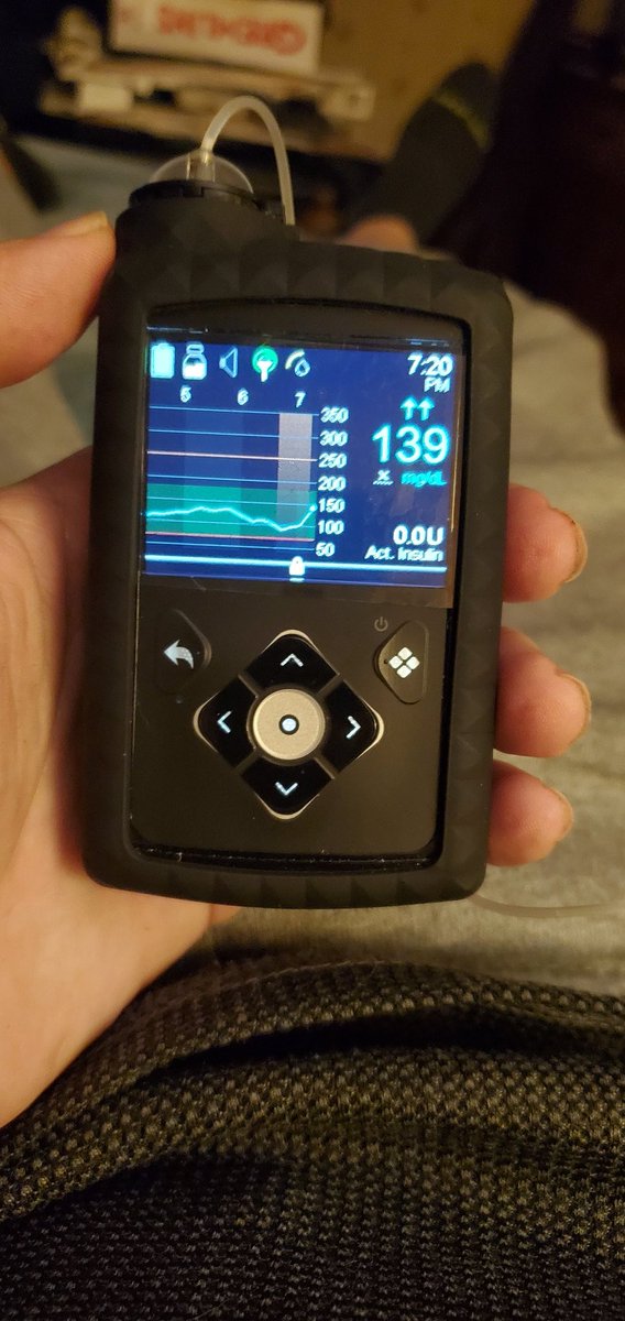 Soo...I got a new insulin pump (only possible thru paying 18 upcoming monthly payments, and it's a rental til I pay it off, so they can repossess it...a lifesaving device... similar to a pacemaker...
#AmericanHealthcare), and it's like goin from a flip phone to a smartphone🤣