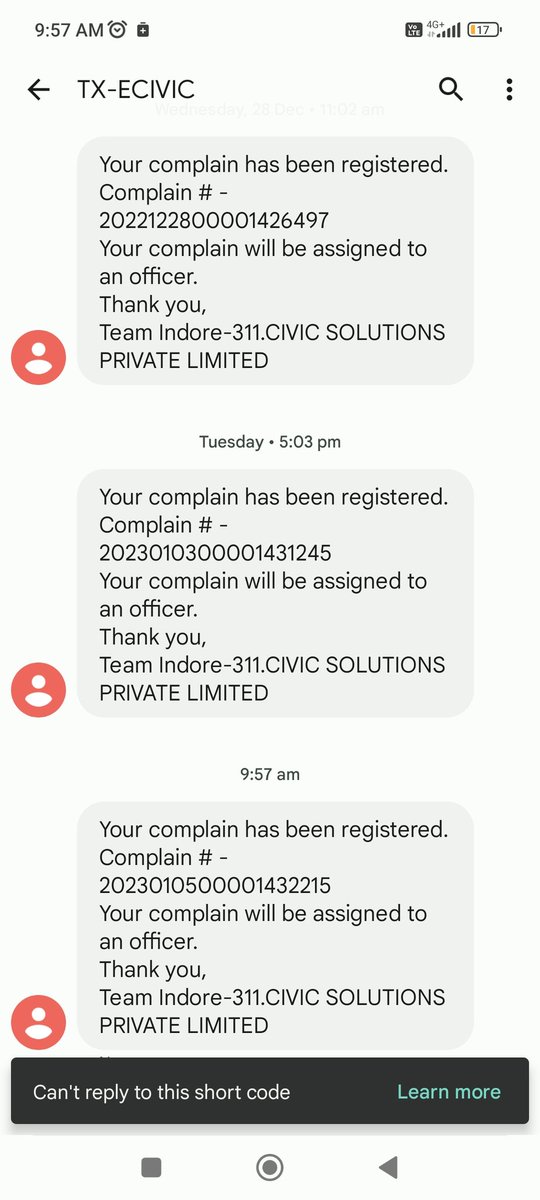 Sushmitamurai's tweet photo. Multiple unanswered complaints. Please help. 
@SwachhBharatGov @swachhbharat @SwachSurvekshan @SwachhIndore @TOIIndoreNews @indorenewstoday @IndoreNews @Indore @cleancityindore @CMMadhyaPradesh @MP_MyGov @BJP4India @indmirchi https://t.co/2zrkmQgeCV