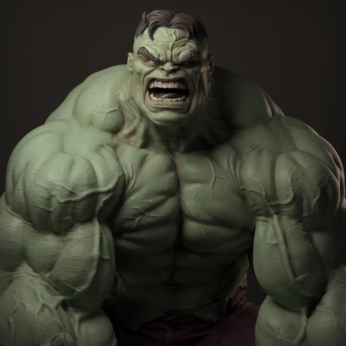 Hulk sculpt #hulk #marvel #sculpt #marveluniverse #fanart #artontwitter