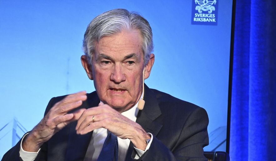 WashTimes's tweet photo. Federal Reserve’s Jerome Powell warns the bank not to ‘wander’ into climate, social programs

https://t.co/7ngBFFcNZJ https://t.co/AvNkCPkyxQ