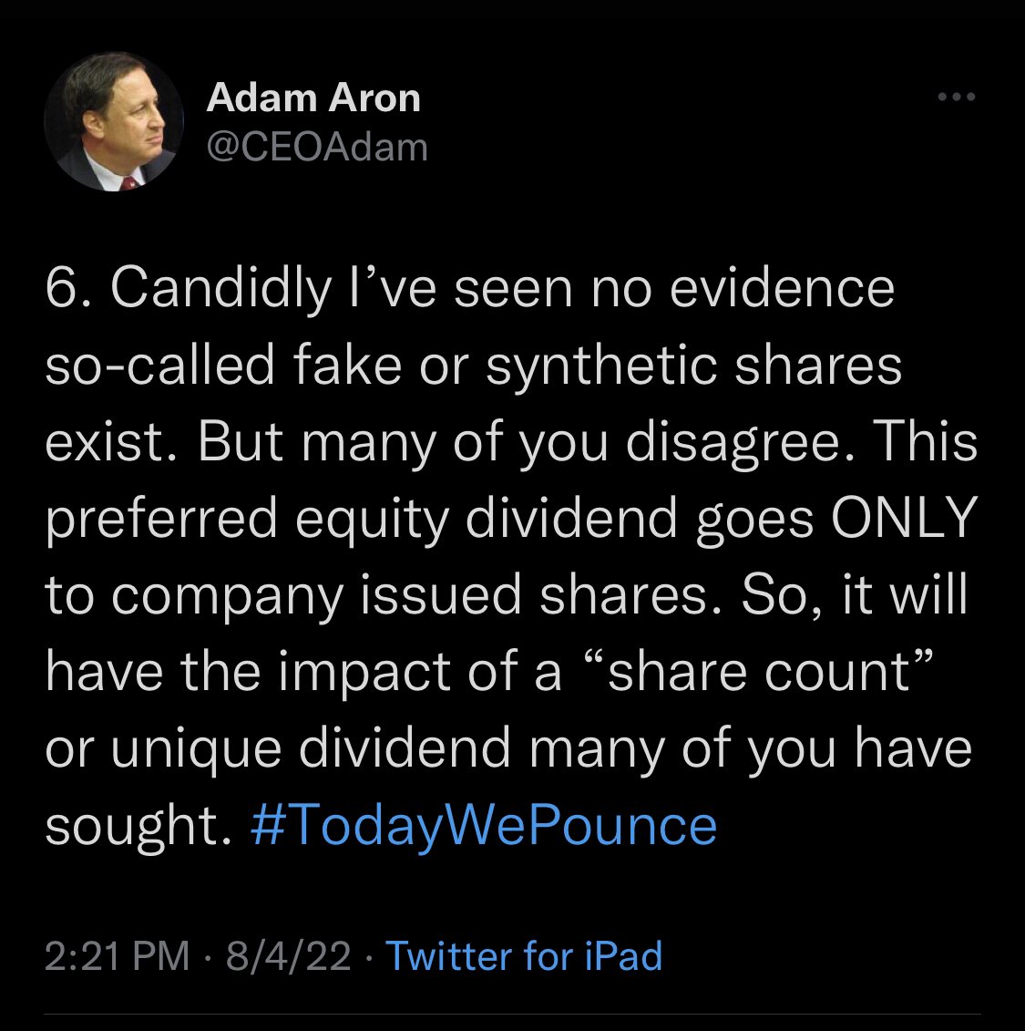 GME ELITIST SHILL SHOCKER tweet media