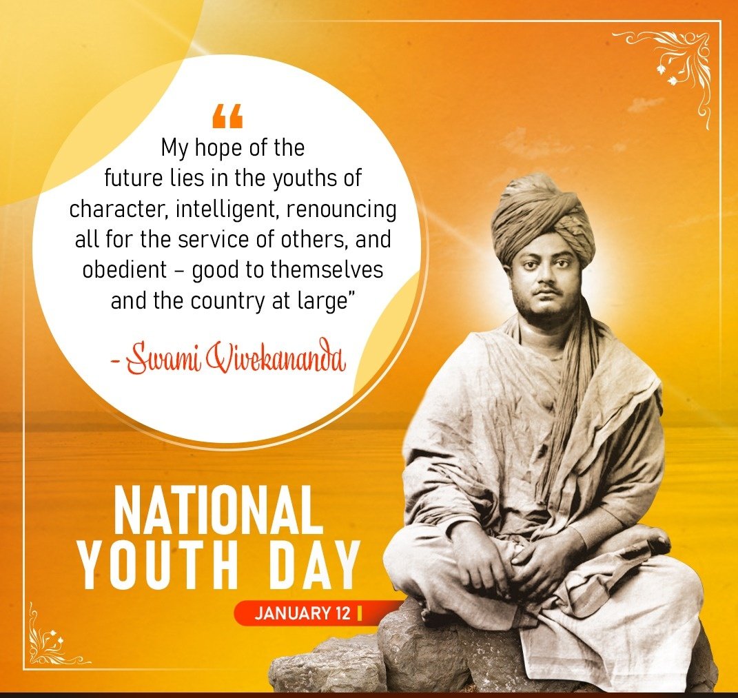 NsuiRavenshaw's tweet photo. Remembering the greatest teacher who taught us about humanity,equality,selflessness, &amp; positivity on his 160th birth anniversary today.
#SwamiVivekananda
#NationalYouthDay 
#nsuiravenshawuniversity https://t.co/N3I6RRZeXJ